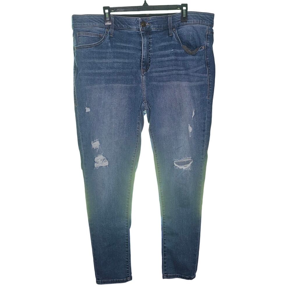 Lularoe Distressed Stretch Jeggings Size 40